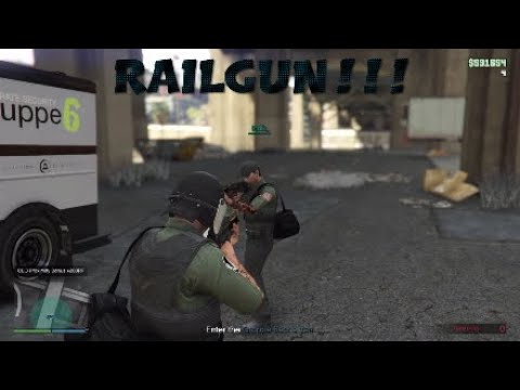 Crazy Railgun Glitch in Gta Online Indian Casino Heist