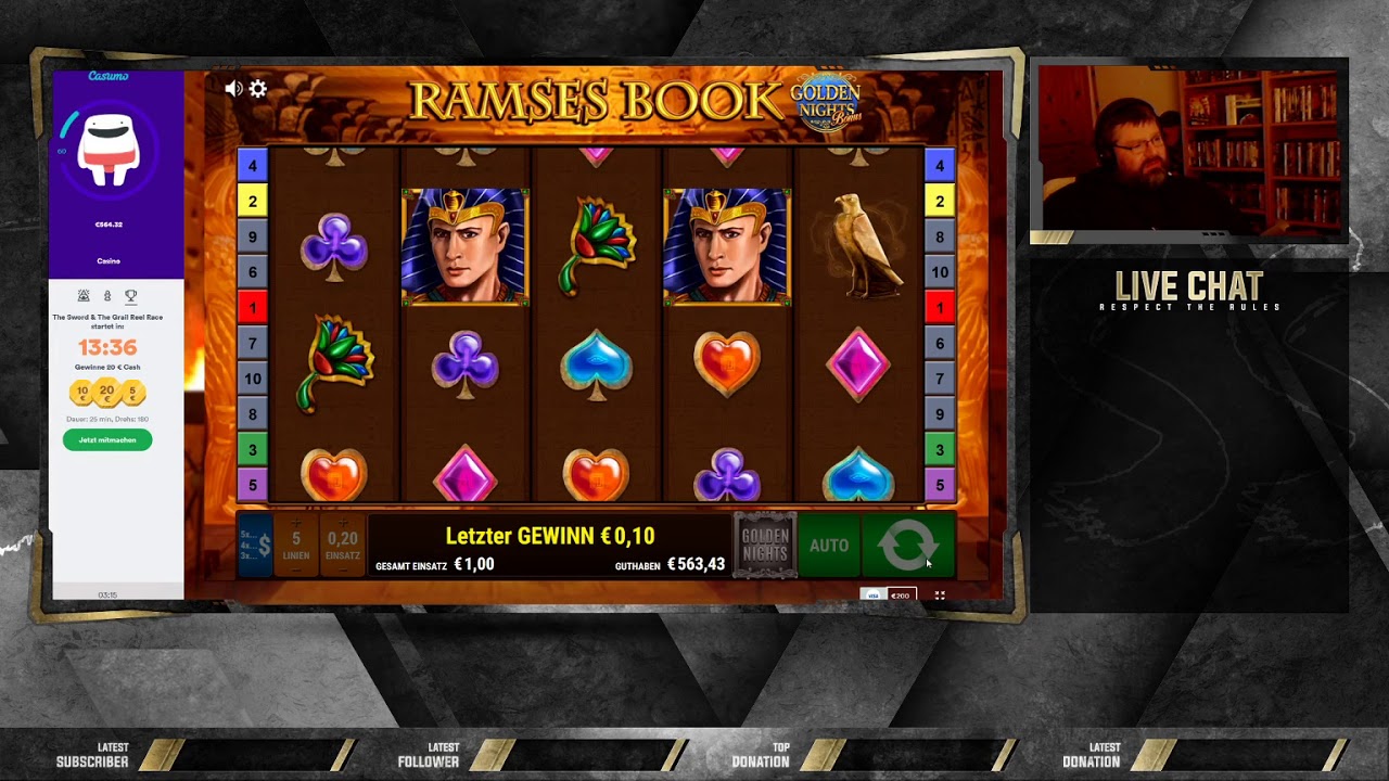 Online Indian Casino Casumo – Ramses Book – Golden Nights Bonus