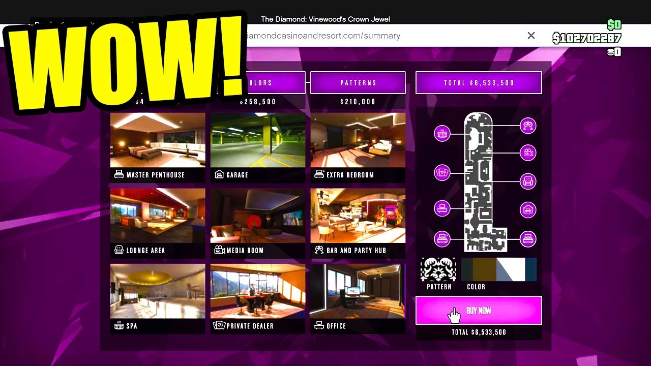 The New HIGH ROLLER PENTHOUSE IS INCREDIBLE! GTA Online Indian Casino DLC Update! (GTA Indian Casino DLC)
