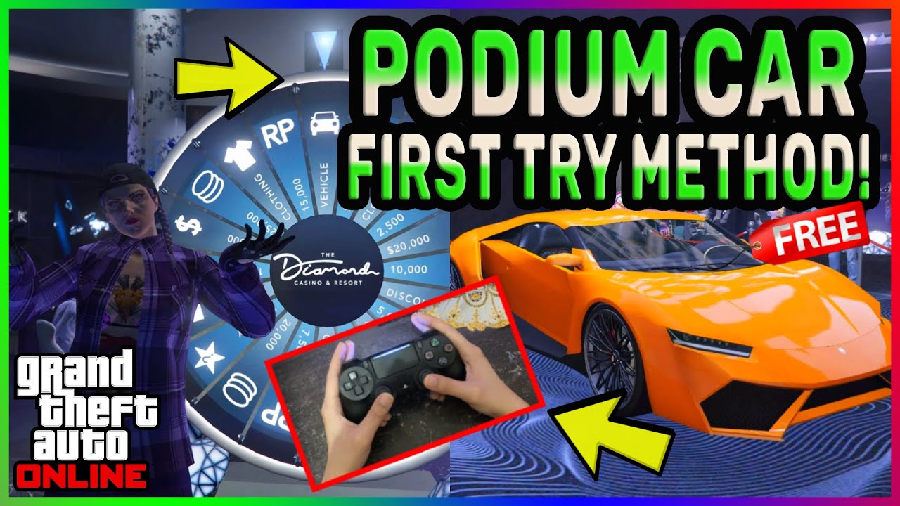 *UPDATED* GTA 5 Online Win The Podium Car FIRST TRY (GTA 5 Online Indian Casino Podium Car Guide) Hand Cam