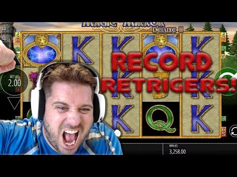 YOUTUBE RECORD Retriggers on Magic Mirror – MEGA BIG WIN!! ( Online Indian Casino )