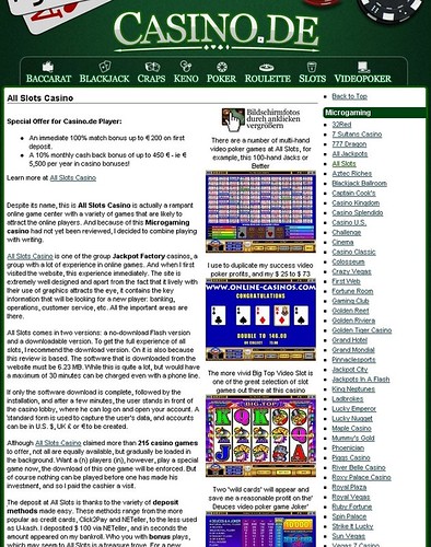 All slots Indian Casino reviews