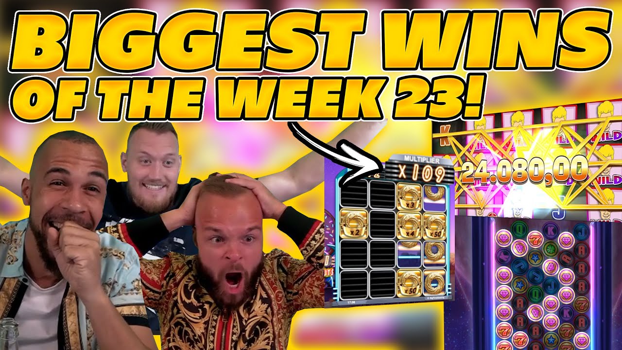 BIGGEST WINS OF THE WEEK 23! INSANE BIG WINS on Online Slots! TWITCH HIGHLIGHTS!