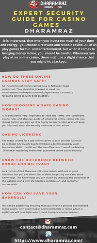 Expert Security Guide For Casino Games Dharamraz