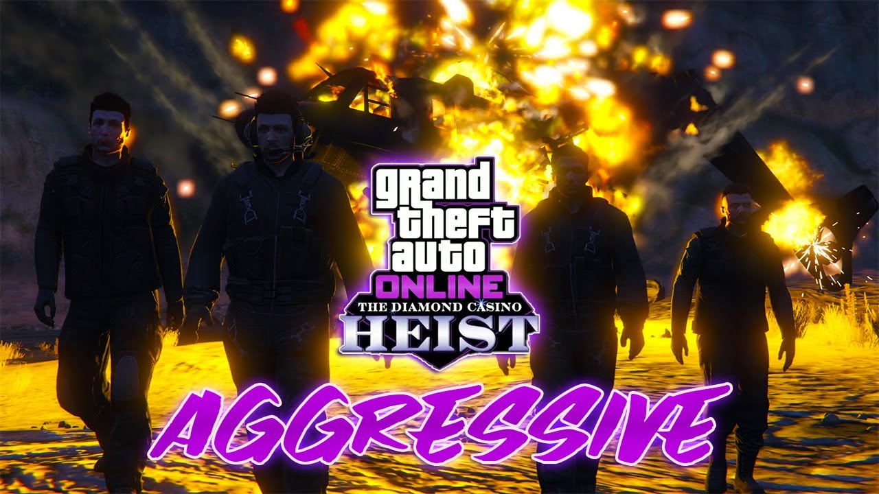 GTA 5 Online Indian Casino Heist Aggressive Approach (GTA 5 Funny Moments)