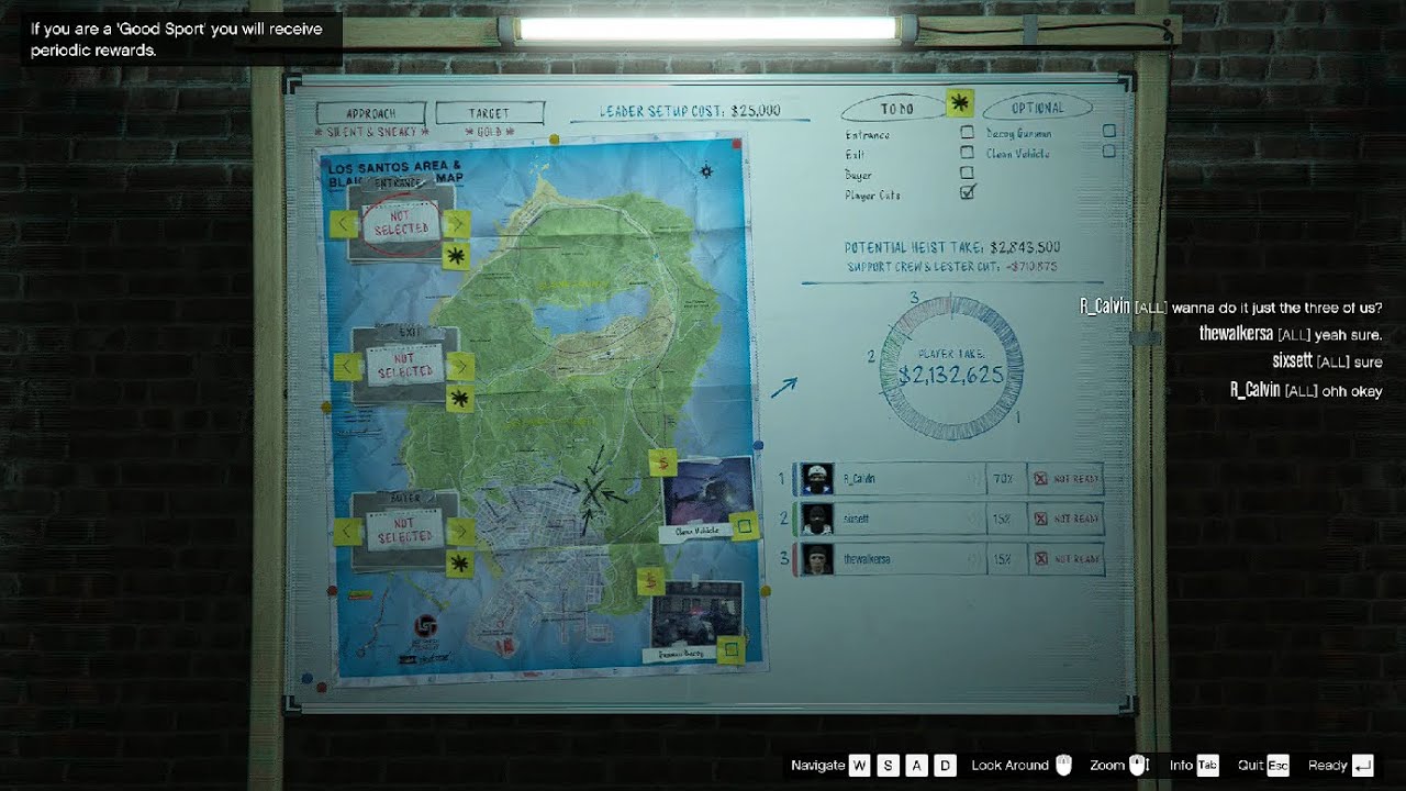 GTA Online Indian Casino Heist Silent & Sneaky (,553,844) [Trio] Gold Glitch 2.0