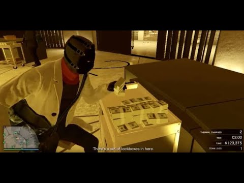 GTA Online Indian Casino Heist "Aggressive" 3-Players Take 4,398,562 Money  | World Best Games |