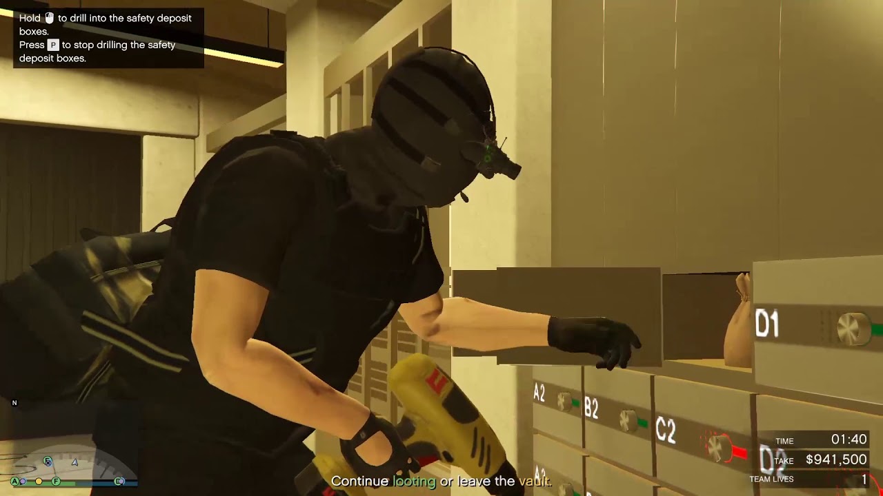 GTA V Online Indian Casino Heist – Silent & Sneaky 4 Players Elite & Undetected in Hard Mode