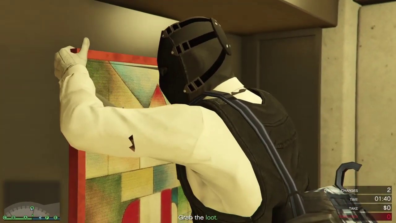 Gta Online Indian Casino Heist  "Aggressive" Artwork Hard Mode