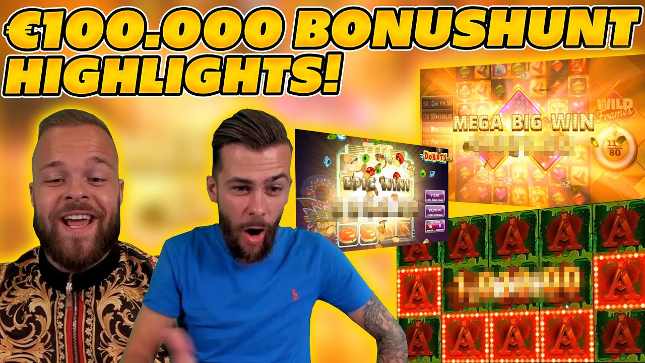 INSANE €100.000 BONUSHUNT OPENING HIGHLIGHTS! 10€ STAKE! BIG WIN on Online Slots!