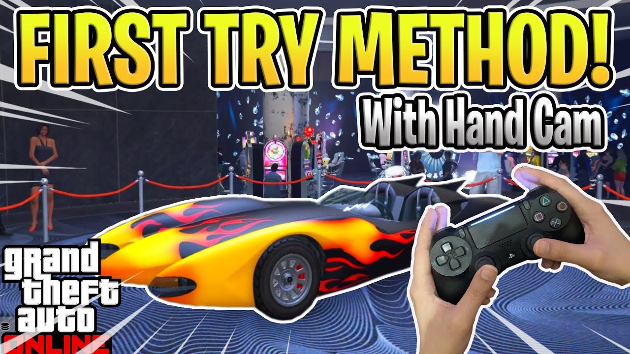 *NEW* GTA 5 Online First Try Win! Indian Casino Podium Car How To Win Podium Car Every Time Hand Cam