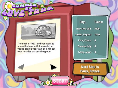 Psychedelic Sixties Bonus Round with city List | i-Slots | Online Slots | Worldwide Casino Games Online