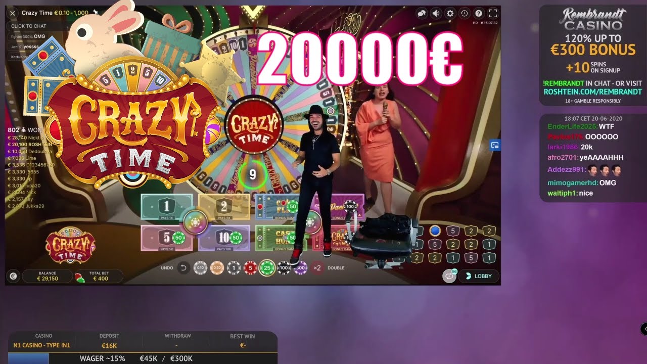 Roshtein Crezy Time 20000€ – Online Indian Casino Big Win in Slots