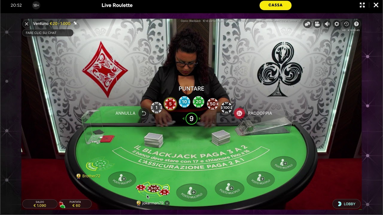 SLOT ONLINE Indian Casino' LIVE – Blackjack Live (regole e strategie basi più side bet)