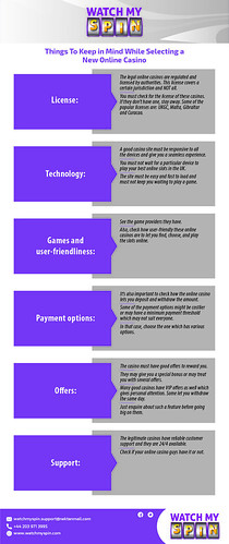 Things To Keep In Mind While Selecting A New Online Casino