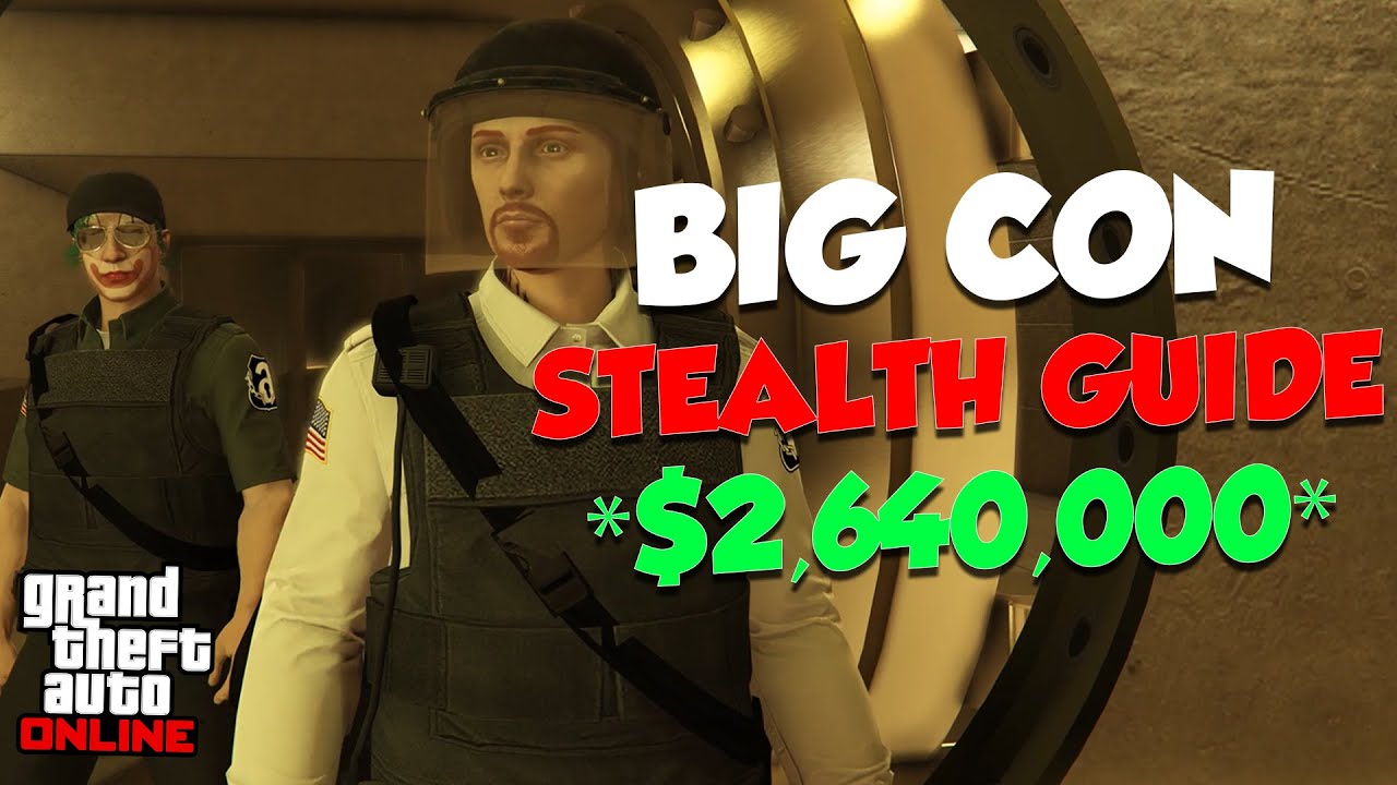 *UPDATED* 2 PLAYER HARD STEALTH GUIDE (Big Con, Gruppe Sechs) | GTA Online Indian Casino Heist Walk-through