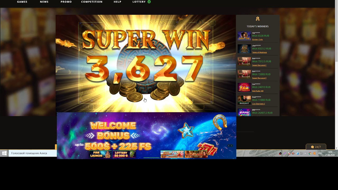 won 7000 $ in online Indian Casino Australia