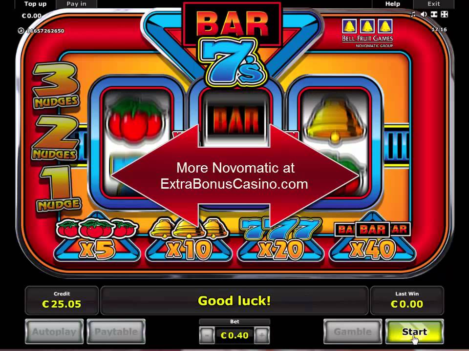 Bar 7s Slot – Online Indian Casino Slot Novomatic