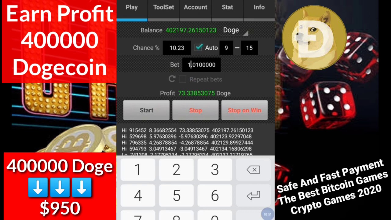 Earn 0 (400,000 Dogecoin), Bitcoin Online Gambling Hack Script, Roobet, Rollbit, Bustabit, Slots
