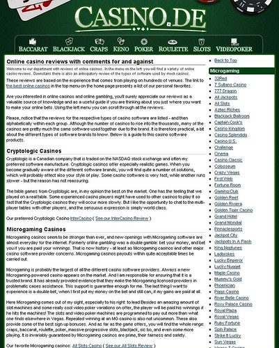 Online casino reviews with comments
