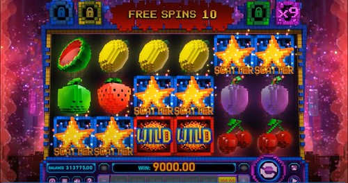 Enter the pixelated world of Lucky 9 where nostalgic vibes come hand in hand to win big!