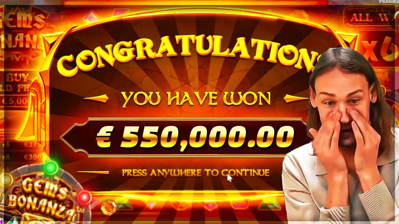 EXTRA MEGA SUPER WIN on Gems Bonanza slot – Indian Casino Slots Big Wins