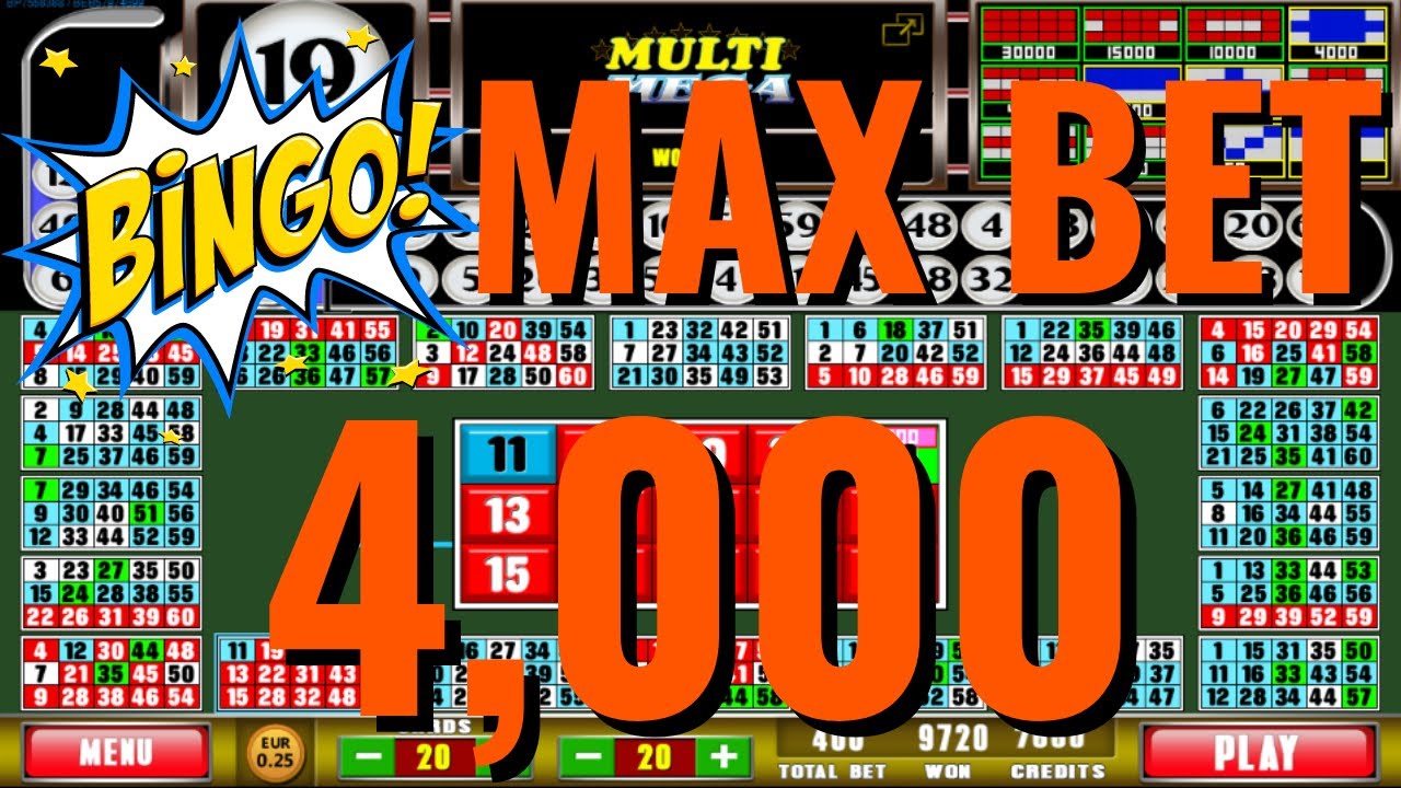 08 Online Indian Casino | Multi Mega Bingo | MAX BET | CREDITS 4,000 ?????