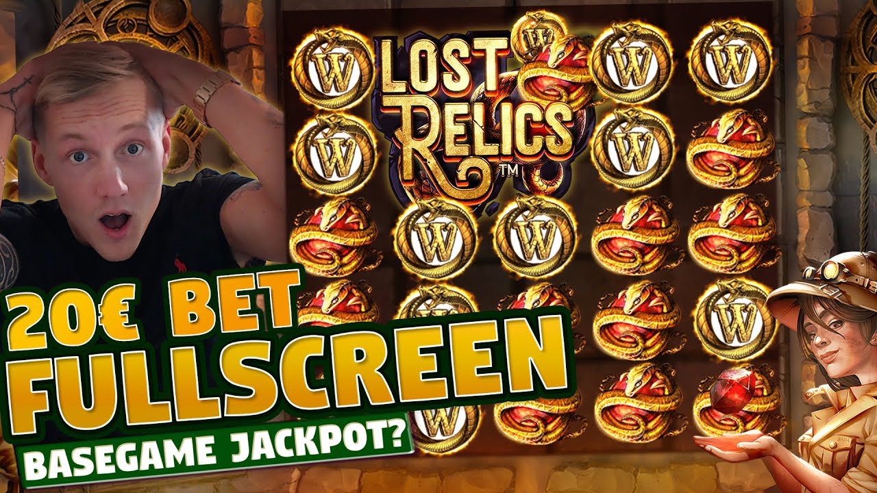 HUGE WIN!! Lost Relics Big Win from base game – online Indian Casino (20€ bet)
