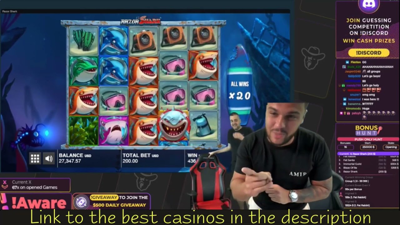 Mega big win on RAZOR shark . online Indian Casino