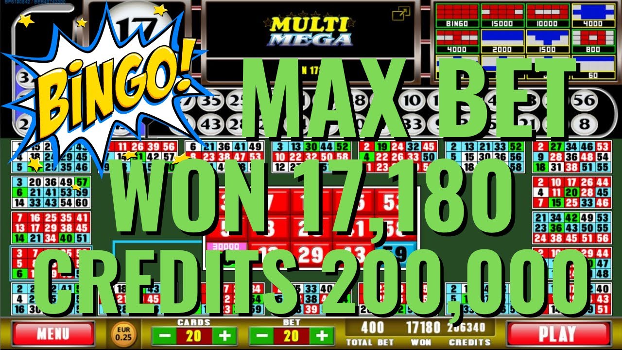 02 Online Indian Casino | Multi Mega Bingo | CREDITS 20,000 | WON 17,180 ?????