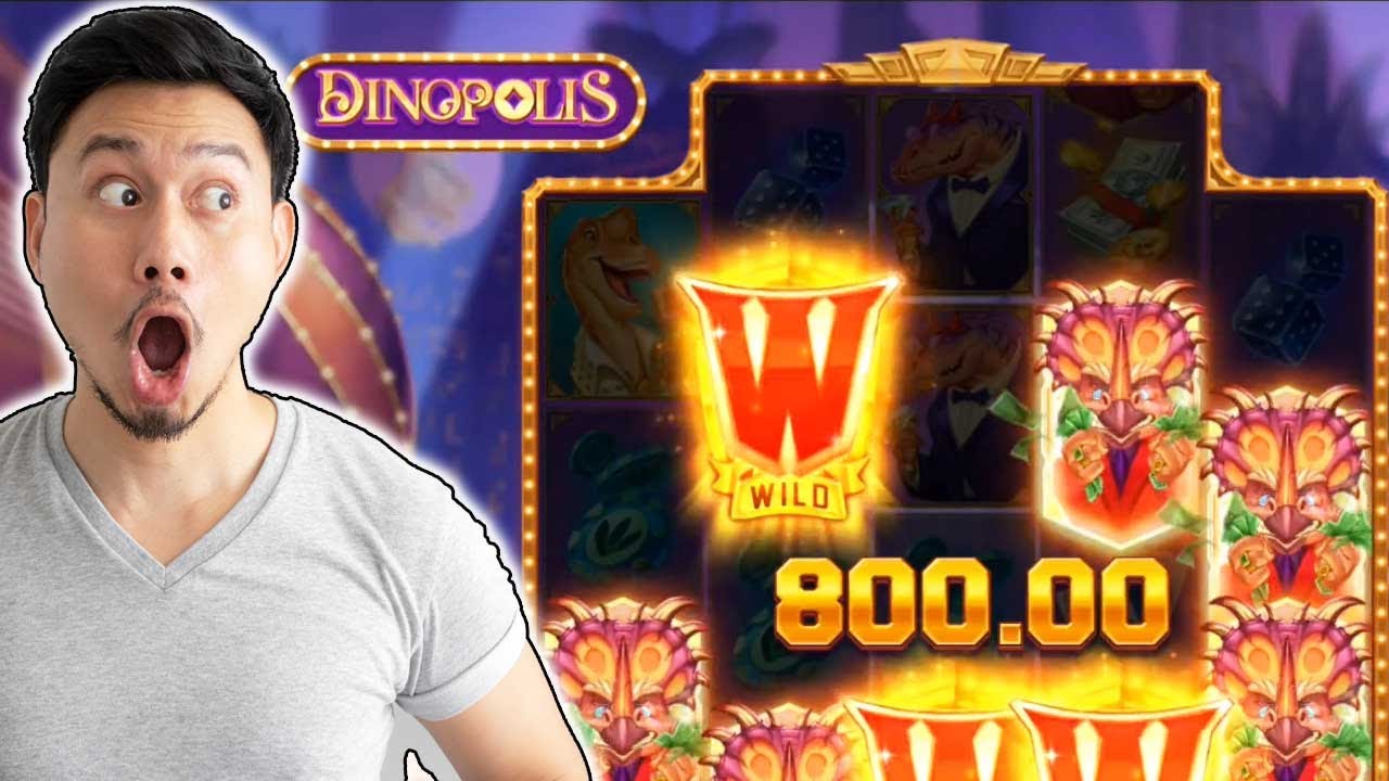 BIG WIN 800 $ IN DINOPOLIS SLOTS! ? ? ONLINE Indian Casino PHILIPPINES