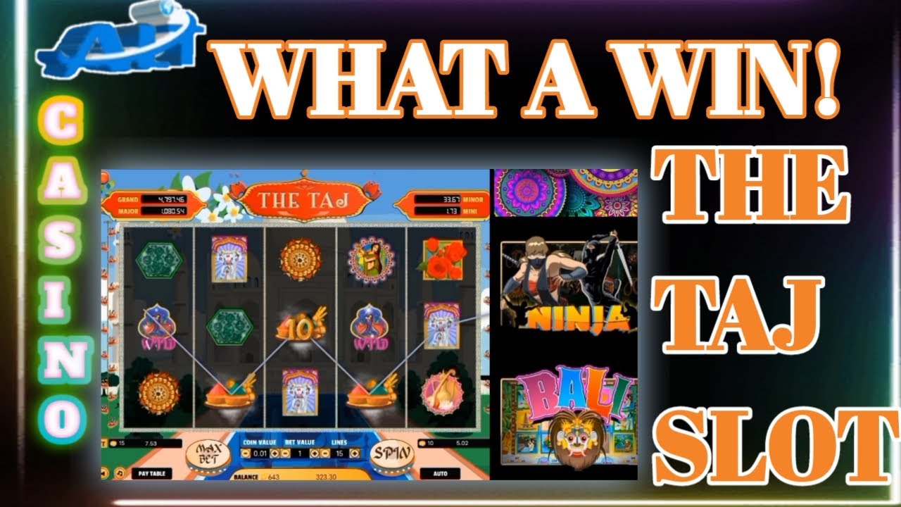 what a win! THE TAJ SLOT  /ALT Indian Casino/ online Indian Casino real money