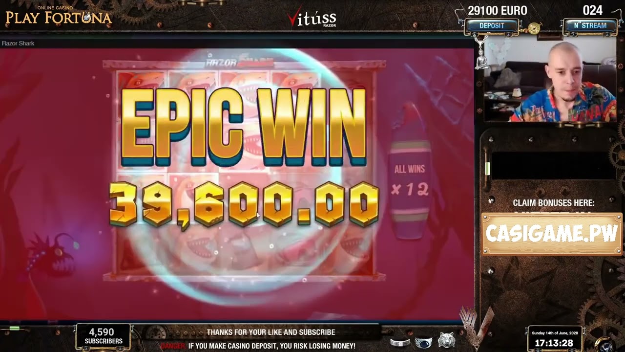 Streamer Vituss wins €298,880 at online Indian Casino