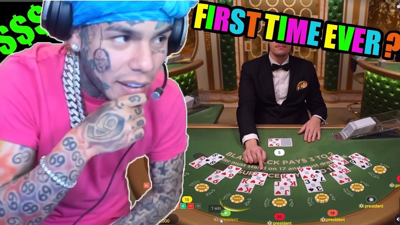 Tekashi 69 Playing BlackJack | CRAZY Session | 6ix9nine Gambling