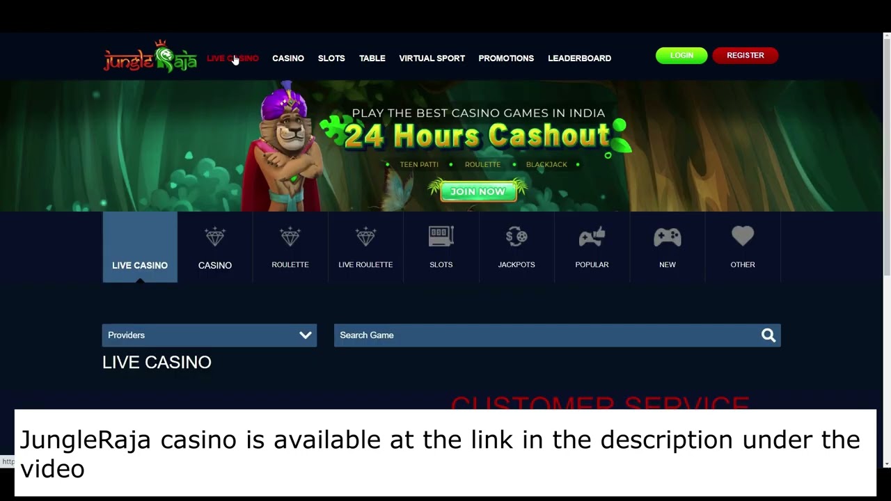 JungleRaja Get the ultimate online Indian Casino experience