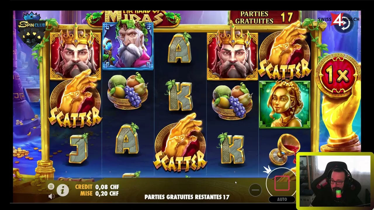 Spin Club – Swiss4Win – Online Indian Casino – The Hand of Midas