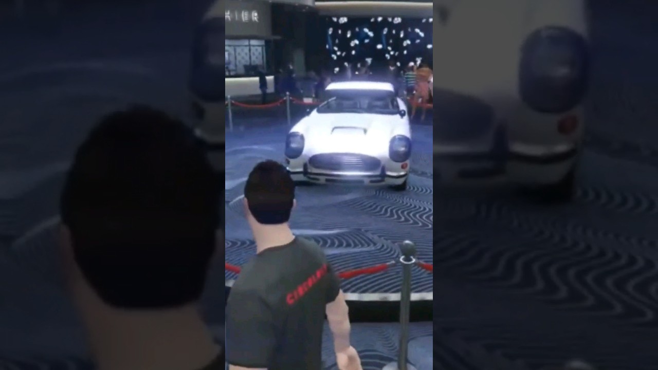 James Bond's car at GTA ONLINE Indian Casino! #shorts
