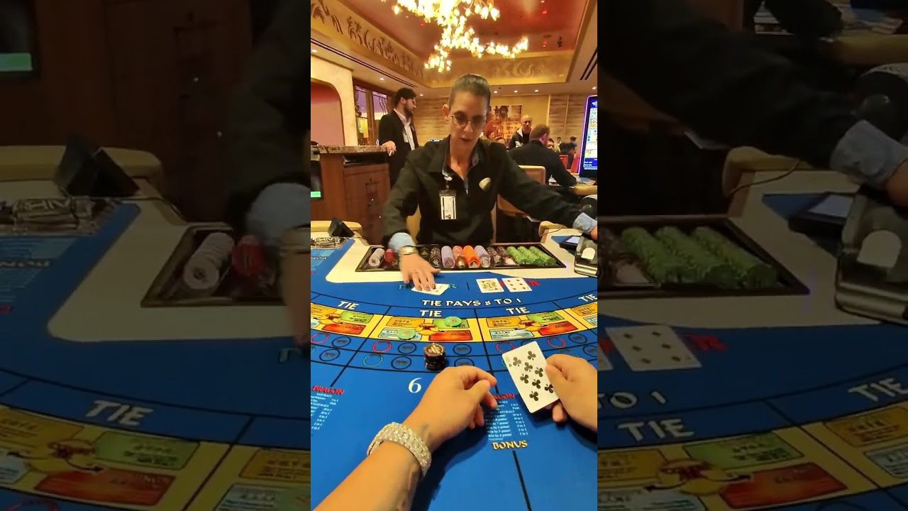 فوز كبير مع أ $1000 يد عالية من باكارات
